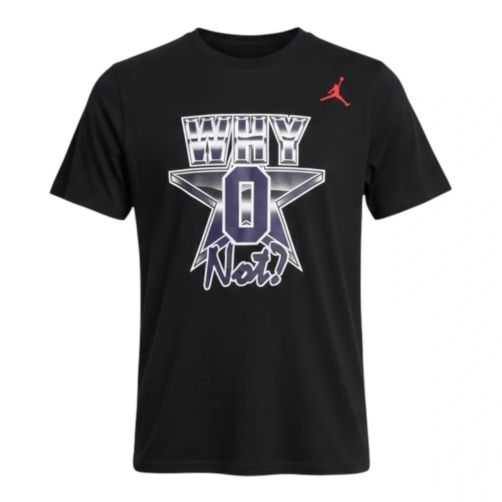 🏀 Nike Jordan x Russell Westbrook‎ “Why Not?” Tee 👕 Youth Size L